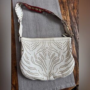 Gucci Horsebit 1955 Web Studded Pelham Hobo Bag (good condition)